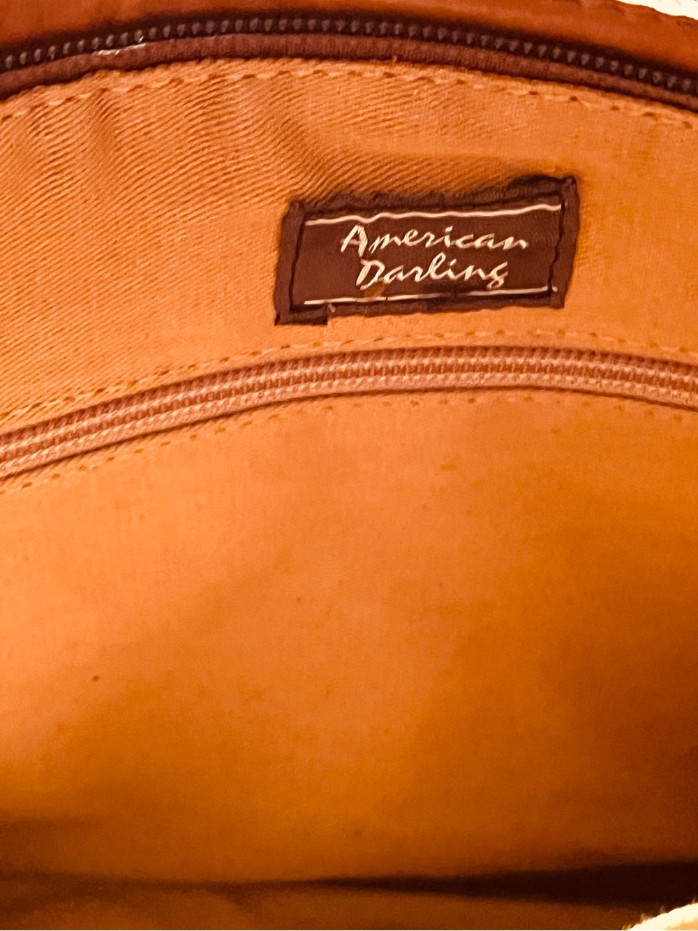 American Darling leather and hair on hide clutch/handbag. New with tags - Picture 3 of 7